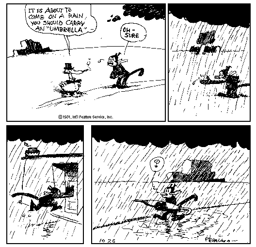 Krazy Kat by George Herriman, 10/26/31