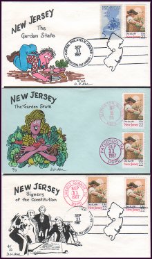 New Jersey Statehood FDC